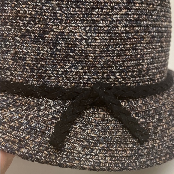 Croft & Barrow Black and Brown Woven Hat - Picture 10 of 11